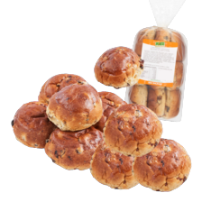 Mini rozijnen krentenbollen